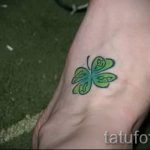 Négylevelű lóhere tetoválás