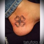 Tetoválás Négylevelű lóhere fotó - tetováló fény a jó szerencse érdekében 3403 tatufoto.ru