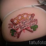 Tetoválás Négylevelű lóhere fotó - tetováló fény a jó szerencse érdekében 4404 tatufoto.ru