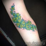 Tetoválás Négylevelű lóhere fotó - tetováló fény a szerencseért 6406 tatufoto.ru