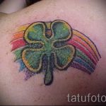 Négylevelű lóhere tetoválás