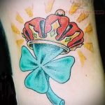 Négylevelű lóhere tetoválás