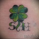 Tetoválás Négylevelű lóhere fotó - tetováló rúnák a szerencse és a gazdagság érdekében 5446 tatufoto.ru