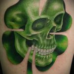 Tetoválás Négylevelű lóhere fotó - erő és szerencse tetoválása 1450 tatufoto.ru