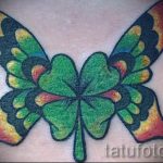 Tetoválás Négylevelű lóhere fotó - erő és szerencse tetoválása 5454 tatufoto.ru