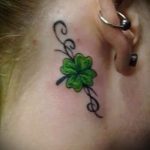 Tetoválás Négylevelű lóhere fotó - erő és szerencse tetoválása 6455 tatufoto.ru