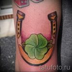 Tetoválás Négylevelű lóhere fotó - erő és szerencse tetoválása 7456 tatufoto.ru