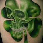 Négylevelű lóhere tetoválás