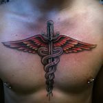 Caduceus Foto Tattoo - Tattoo Glück anzieht 1001 tatufoto.ru