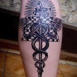 Caduceus Photo Tattoo - szerencsét vonzó tetoválás 2004 tatufoto.ru