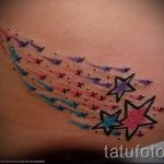 Étoile Tattoo fotó - egy szimbólum a véletlenszerű tetoválással 1006 tatufoto.ru