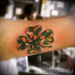 Négylevelű lóhere - Tätowierung - Tattoo Glück Reichtum 2012 tatufoto.ru