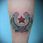 Hufeisen -Tätowierung - Tattoo Glück bringen Glück Liebe 1017 tatufoto.com