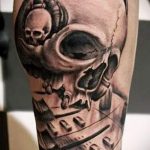 Skull tattoo Bilder - Tattoo Glück Wert 1020 tatufoto.com