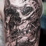 Koponya tetoválás kép - tattoo luck value 1027 tatufoto.ru
