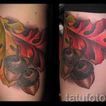 Makk tetoválás fotó - a jó szerencse jelképe 4045 tatufoto.ru