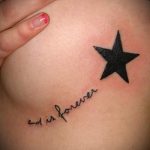 Tattoo Star fotó - a boldogság és a szerencse szimbóluma tetoválás 1087 tatufoto.ru