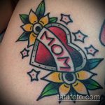 мама татуировка №668 - интересна версия на модела, която може успешно да се използва за трансформиране и прилагане като татуировка мама татко