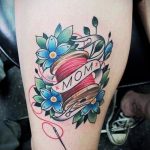 мама татуировка # 789 - уникална версия на модела, която може успешно да се използва за трансформиране и прилагане на майка и дъщеря като татуировка