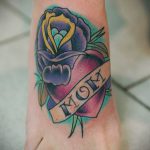 мама татуировка # 353 - готина версия на модела, която може успешно да се използва за промяна и прилагане като татуировка мама на пръст