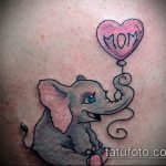 татуировка мама # 421 - уникална версия на модела, който може успешно да се използва за промяна и прилагане като татуировка майка и деца