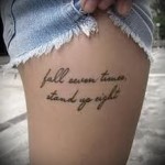 татуировка на крак 1