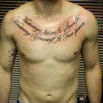 татуировка на гърдите 3