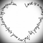 татуировка надписи за любовта