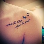 татуировка надписи за любовта 8