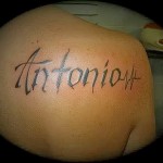 татуировка на лопатката 1