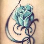 bilješke za tetovaže ruže - fotografija gotove tetovaže s 02082016 3200 tatufoto.ru