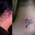 bilješke tetovaža na vratu - fotografija gotove tetovaže 02082016 1015 tatufoto.ru