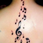 glazbene note tatouage - fotografije du tatouage fini sur 02082016 1034 tatufoto.ru