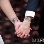 Tätowierung stellt fest an seinem Handgelenk - ein Foto des fertigen Tätowierung 02082016 3040 tatufoto.ru