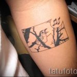 Tattoo -Notizen und Vögel - Fotografije des fergen Tätowierung auf 02082016 2073 tatufoto.ru