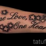 glazbene note za tetoviranje - fotografija gotove tetovaže s 02082016 3081 tatufoto.ru
