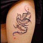 bilješke o tetovažama i ptice - fotografija gotove tetovaže s 02082016 2100 tatufoto.ru