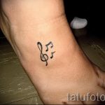 bilješke o tetovažama i visoki ključ - fotografija gotove tetovaže s 02082016 3105 tatufoto.ru