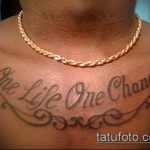 tetoválás egy életre № 138 - a kép hűvös változata, amely jól használható egy életű férj tetoválásához és feldolgozásához