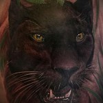 párduc tetoválás - reális tetoválás