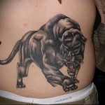 fekete párduc tetoválás férfiaknak