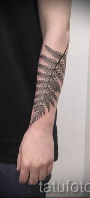 Hűvös páfránytetoválás a fotón - egy cikk a tetoválás jelentéséről 37