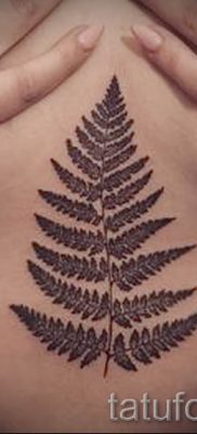 Hűvös páfrány tetoválás a fotón - egy cikk a tetoválás jelentéséről 18