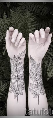 Hűvös páfrány tetoválás a fotón - egy cikk a tetoválás jelentéséről 15