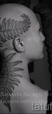 Hűvös páfrány tetoválás a fotón - egy cikk a tetoválás jelentéséről 14