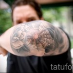 pókháló tetoválás a könyökön 1