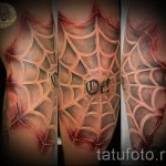 pókháló tetoválás a térdén 3