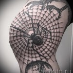 pókháló tetoválás a térdén 5