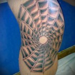 pókháló tetoválás a lábán 3