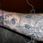 pókháló tetoválás